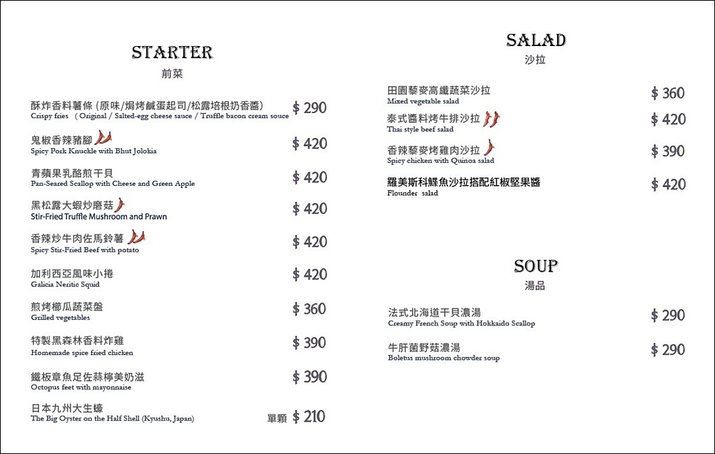 ombre菜單,Ombré,大安站早午餐,台北復古餐廳,台北餐酒館,ombre餐廳 @PEKO の Simple Life
