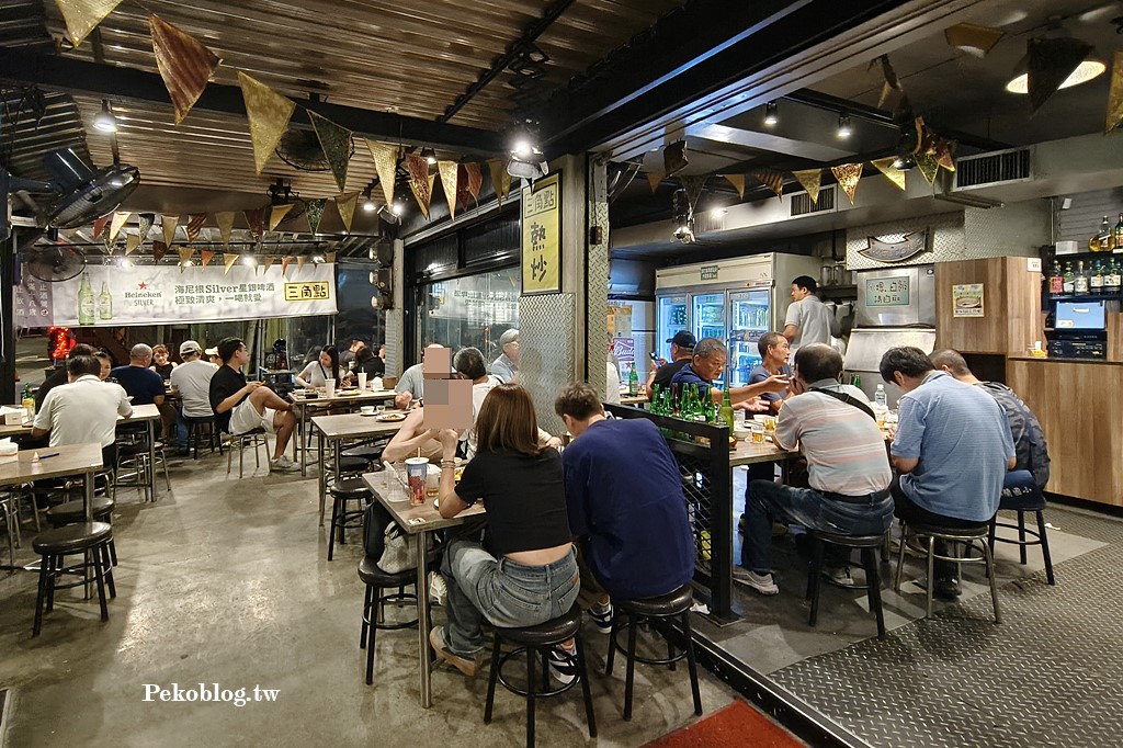 板橋宵夜,新埔站美食,板橋熱炒推薦,三角點熱炒,板橋臨洋港,三角點熱炒菜單 @PEKO の Simple Life