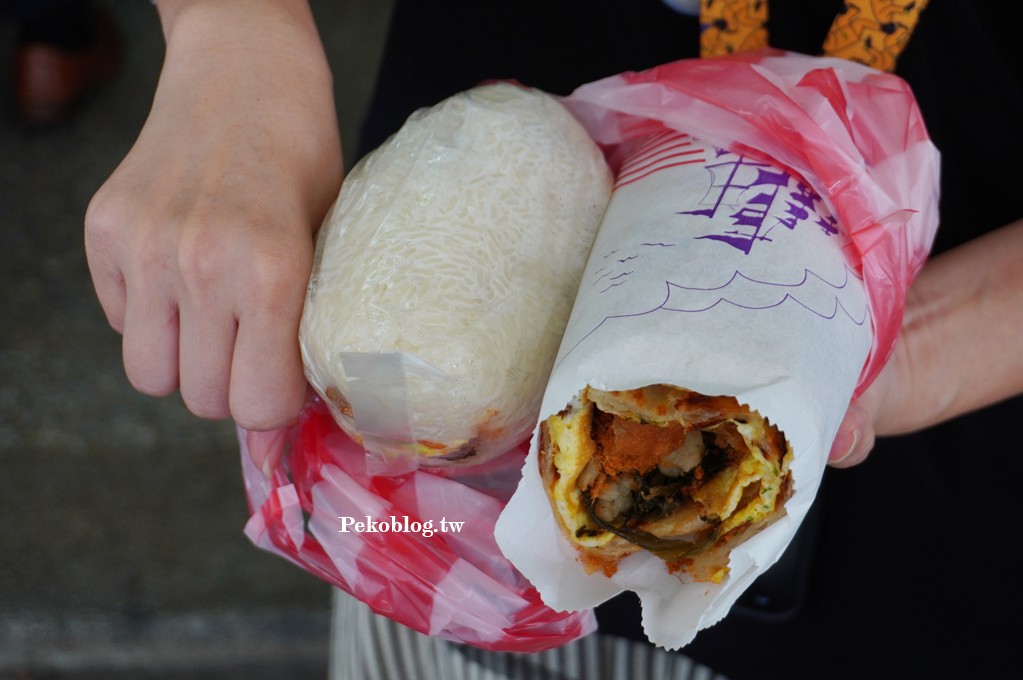 蔥油餅飯糰,信義區早餐,基隆路飯糰 @PEKO の Simple Life