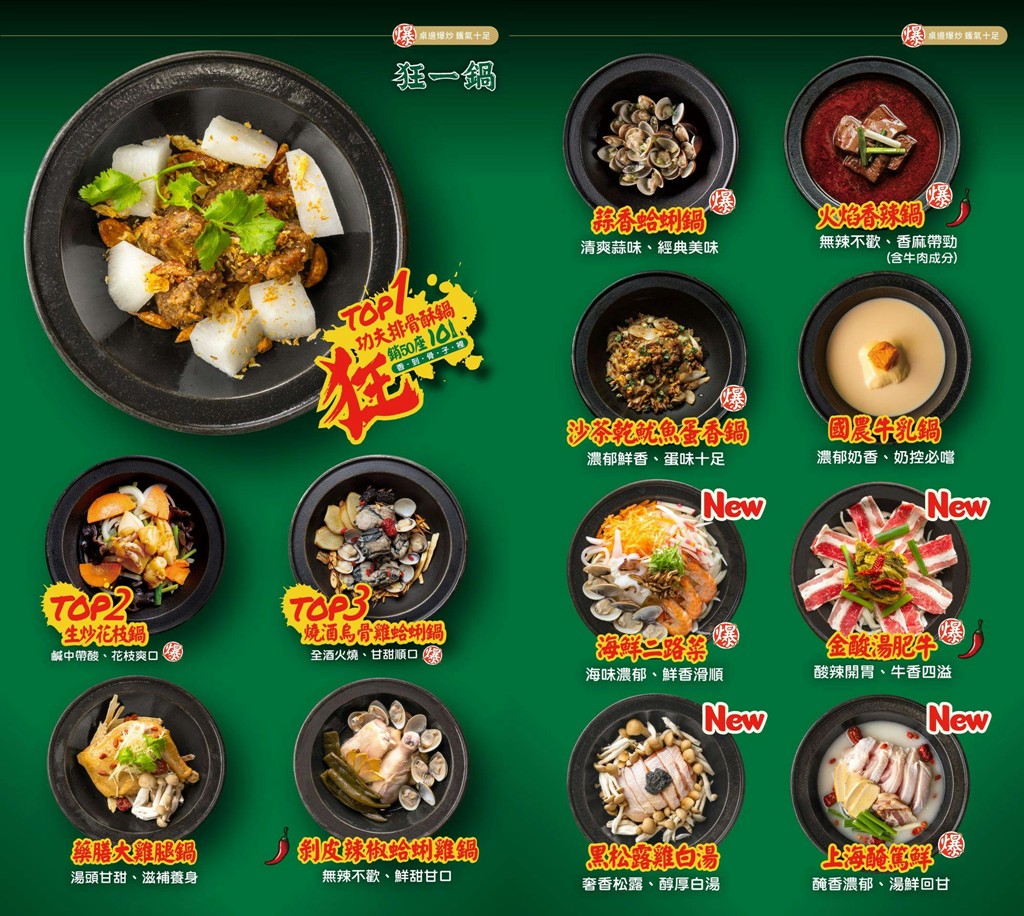 西門町美食,西門町火鍋,狂一鍋菜單 @PEKO の Simple Life