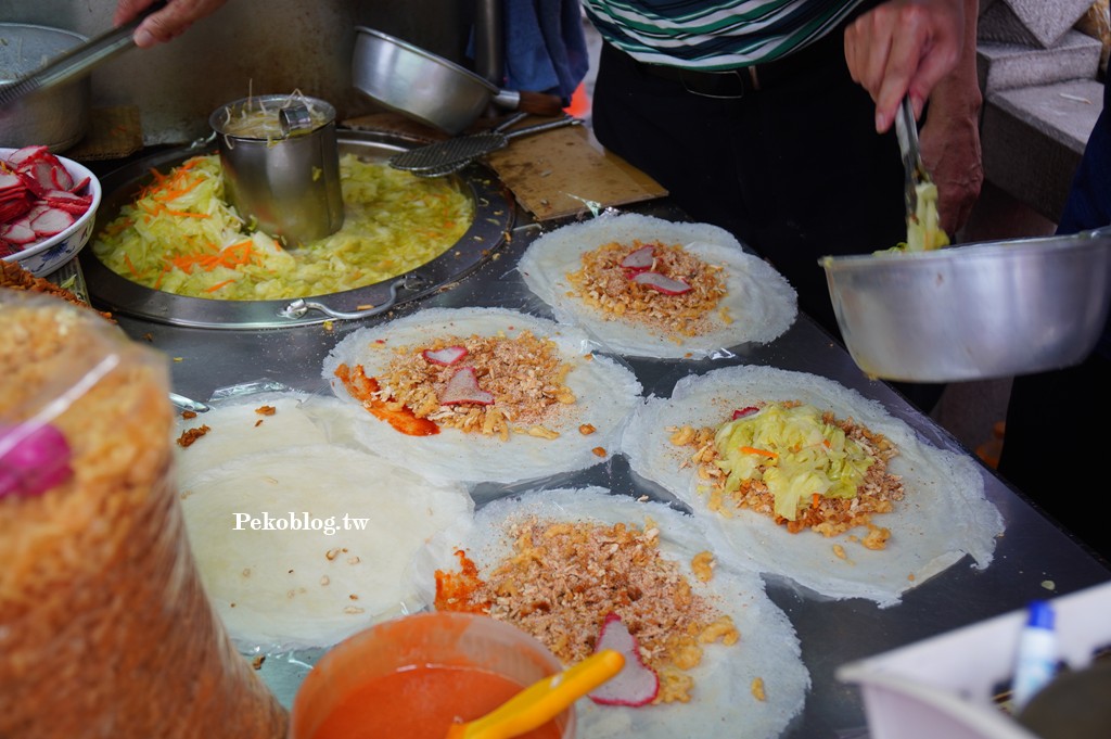 新莊廟街潤餅,新莊小吃推薦,新莊美食,新莊廟街美食,慈祐宮潤餅捲,新莊潤餅 @PEKO の Simple Life