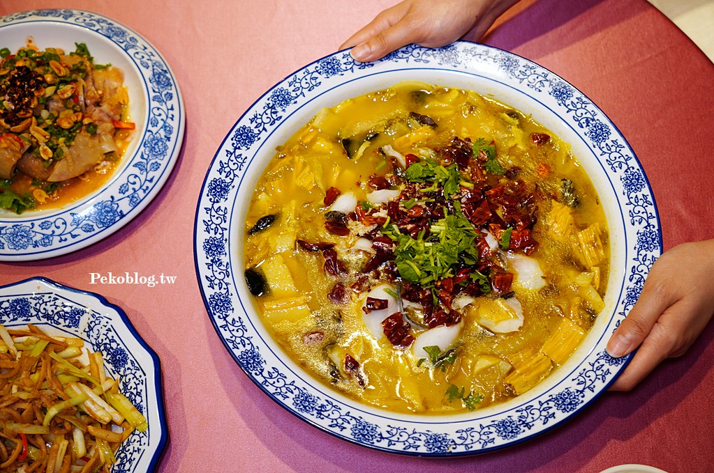 彭園板橋店,彭園湘菜,板橋合菜餐廳,彭園酸菜魚 @PEKO の Simple Life