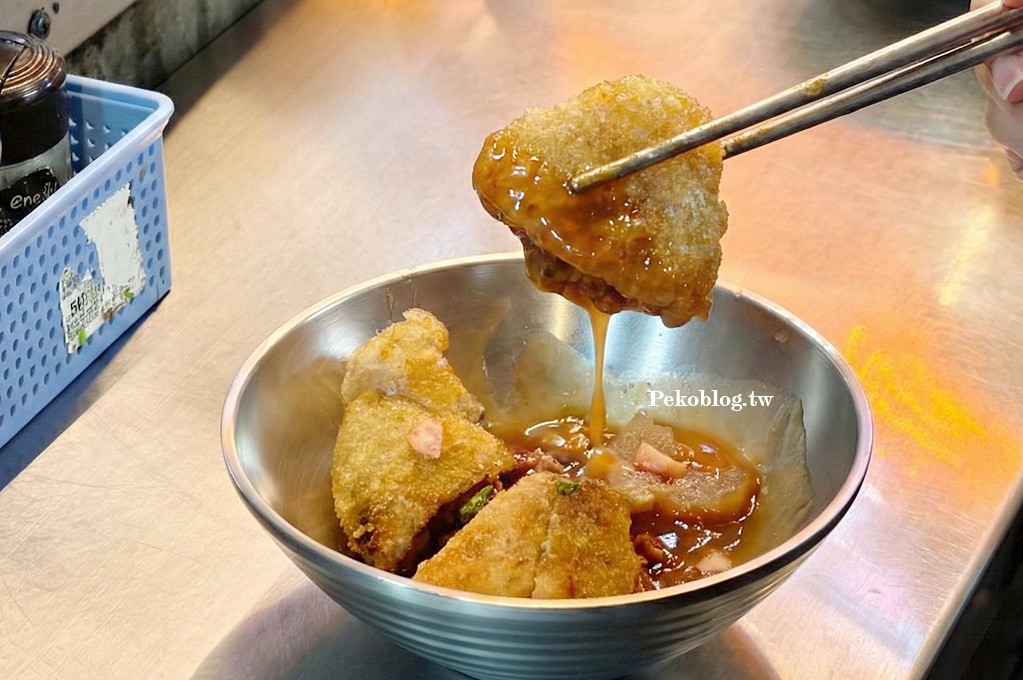 饒河夜市必吃,饒河夜市美食,台北脆皮肉圓,松山市場美食 @PEKO の Simple Life