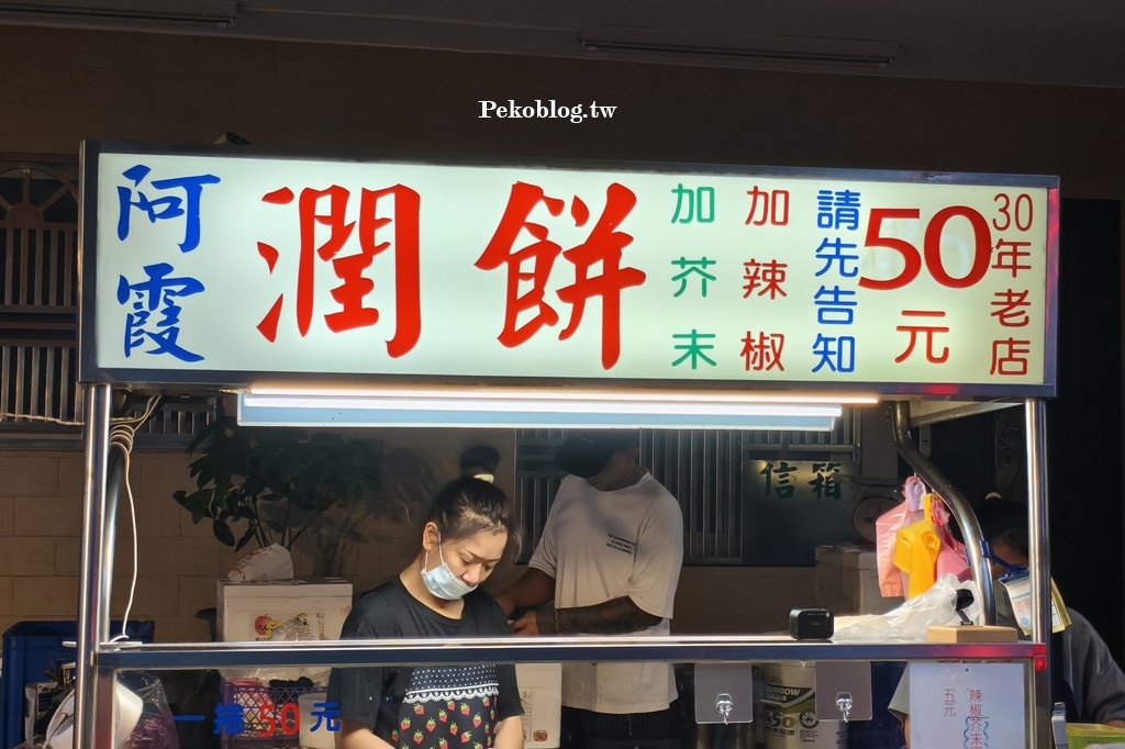亞東醫院美食,板橋美食,板橋潤餅,重慶黃昏市場美食,國慶路黃昏市場 @PEKO の Simple Life