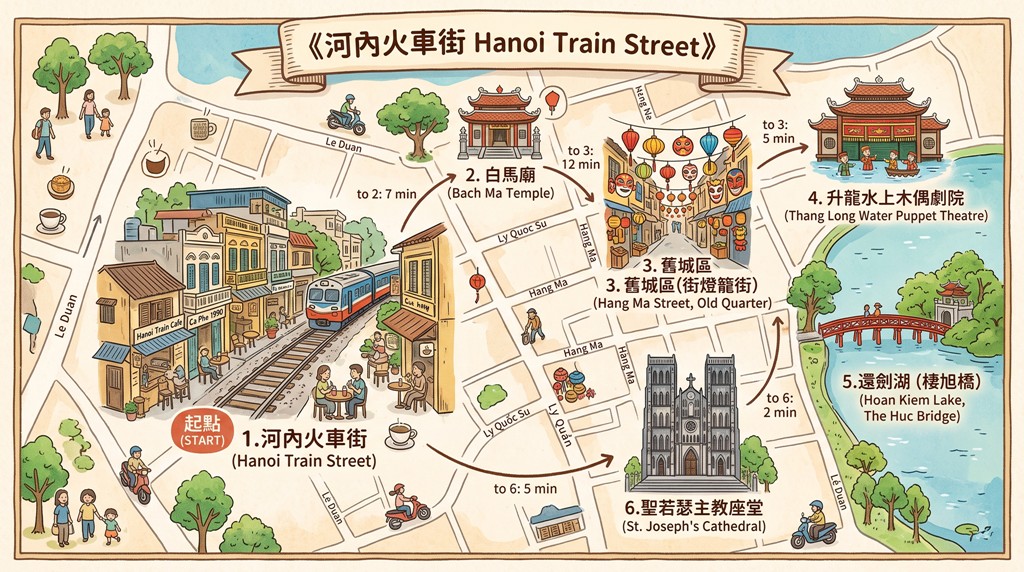 河內火車咖啡街,河內火車街,Hanoi Train Street,河內蛋咖啡,越南火車咖啡,河內火車街時刻表,越南自由行 @PEKO の Simple Life