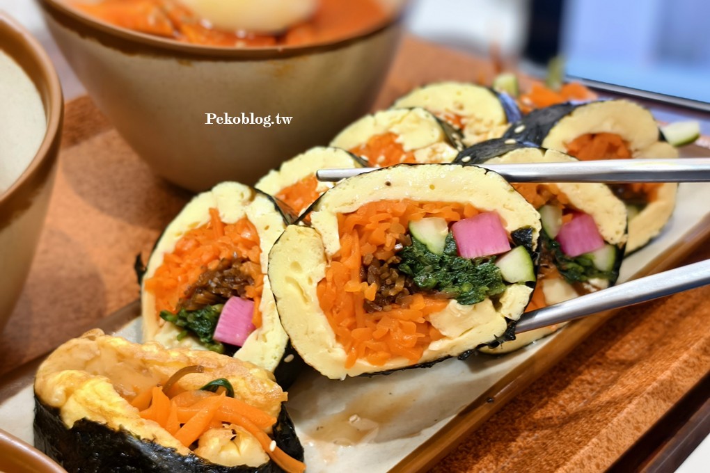 新莊美食,新莊韓式料理,新莊素食,新莊韓式韓式飯捲 @PEKO の Simple Life