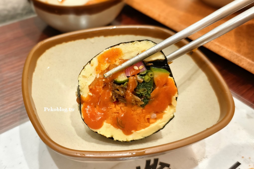 新莊美食,新莊韓式料理,新莊素食,新莊韓式韓式飯捲 @PEKO の Simple Life