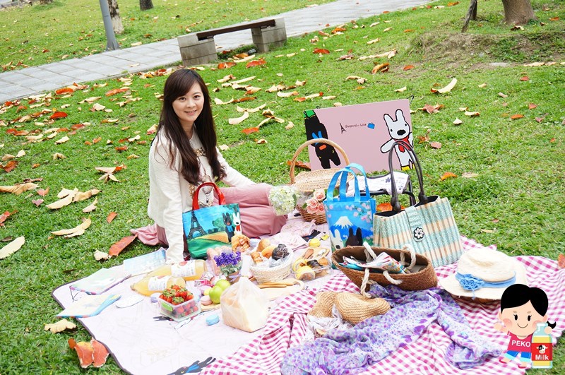 野餐椅,野餐墊,野餐籃,台灣旅遊景點,板橋音樂公園,全家春遊野餐系列,麗莎與卡斯柏,野餐,野餐必備品,野餐桌 @PEKO の Simple Life