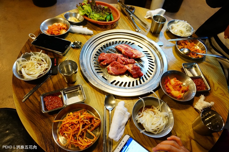 韓國烤肉,首爾旅遊|景點|美食|住宿,韓國美食,李鍾碩,韓劇景點,麻浦區廳站美食,當你沉睡時,洪珠五花肉店,秀智 @PEKO の Simple Life