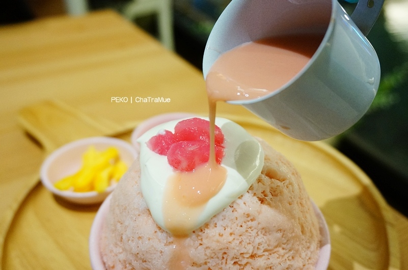 泰奶冰淇淋,手標泰式奶茶,玫瑰刨冰,泰式奶茶冰淇淋,曼谷旅遊|景點|美食|住宿,手標泰式茶,曼谷美食,泰國手標茶,ChaTraMue,玫瑰雪花冰 @PEKO の Simple Life