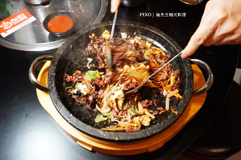 永和美食,永和韓式料理,豬先生韓式料理,水晶烤盤,豬先生韓式料理菜單,石鍋拌飯,豬先生韓國料理,韓式烤肉 @PEKO の Simple Life