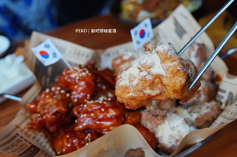 歐吧噠菜單,韓式炸雞,馬鈴薯排骨湯,台北韓式料理,歐吧噠 @PEKO の Simple Life